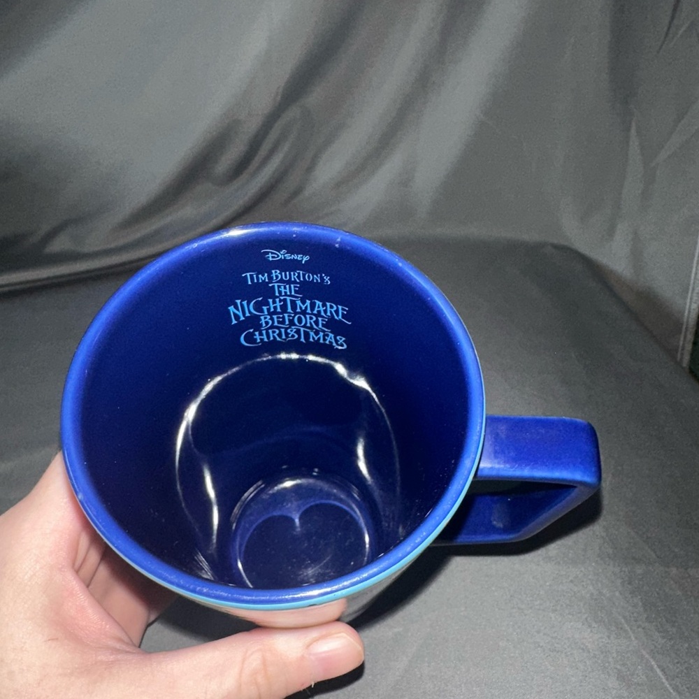 Tall Disney Nightmare Before Christmas Jack Skellington Blue 20oz Latte Mug Cup - Picture 4 of 5